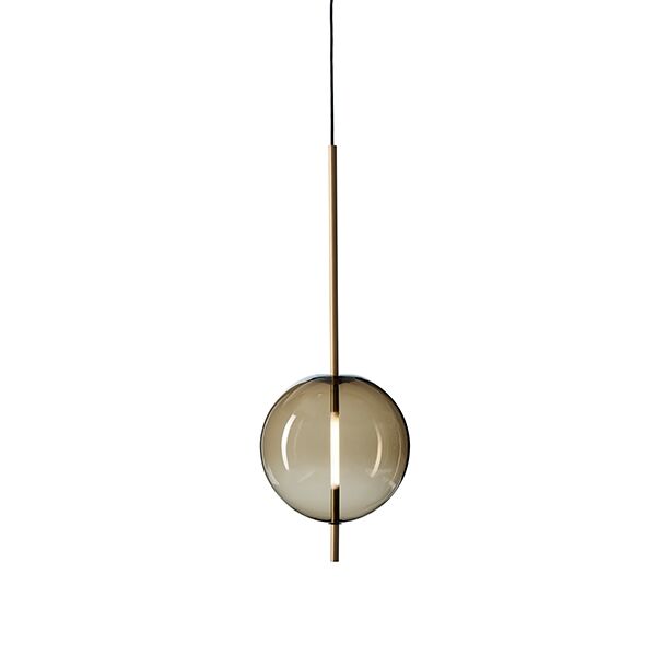 Kandinsky 30 Pendel Røget Brunt Glas & Messing