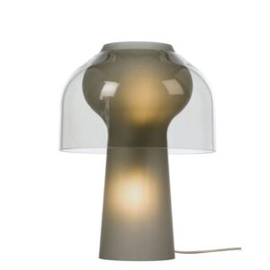 Karman Lilly Bordlampe Røget Glas