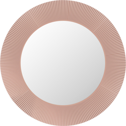 Kartell Laufen All Saints spejl med lys, lyserød