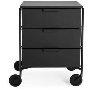 Kartell Mobil Kommode Matsort - Skuffer Lakeret Stål Mat Black - 0201209