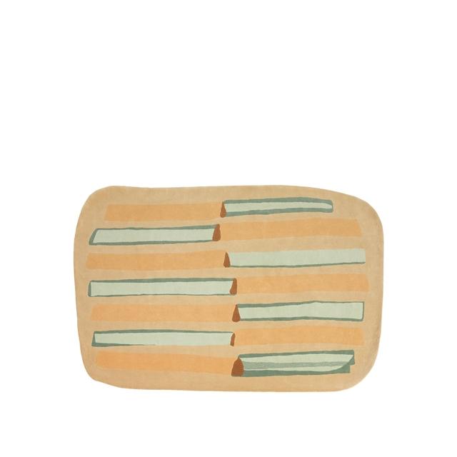 Kartell Parays Gulvtæppe 300x200 Orange/Grøn