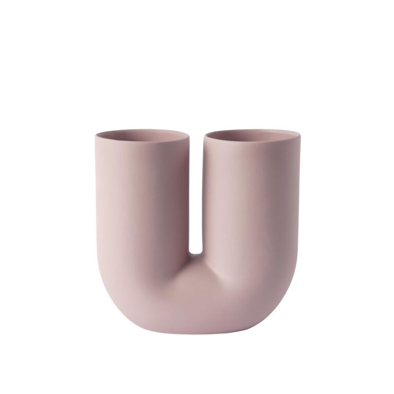 Kink Vase H26 Dusty Lilac