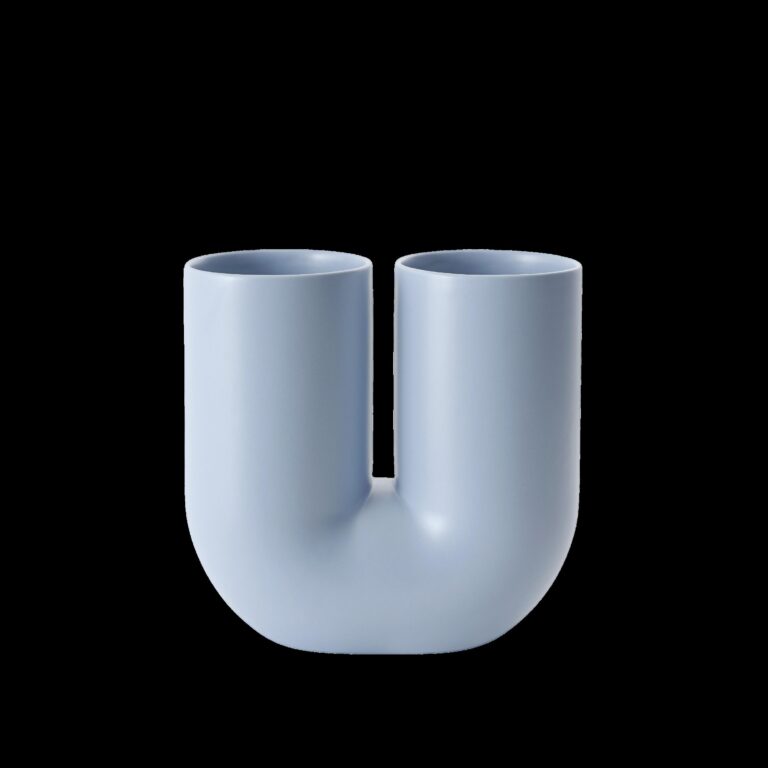 Kink Vase H26 Lyseblå