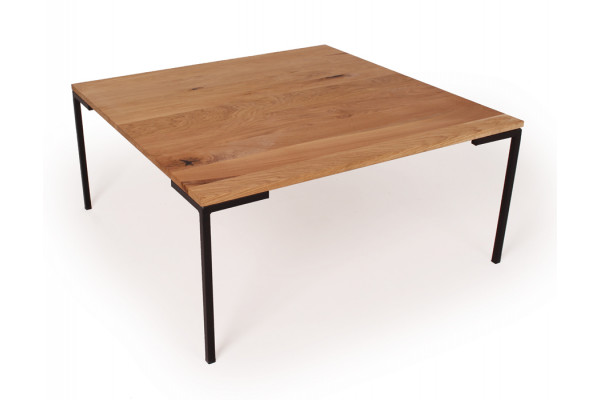 Kita Sofabord, Eg, Natur olie, 100x100 cm