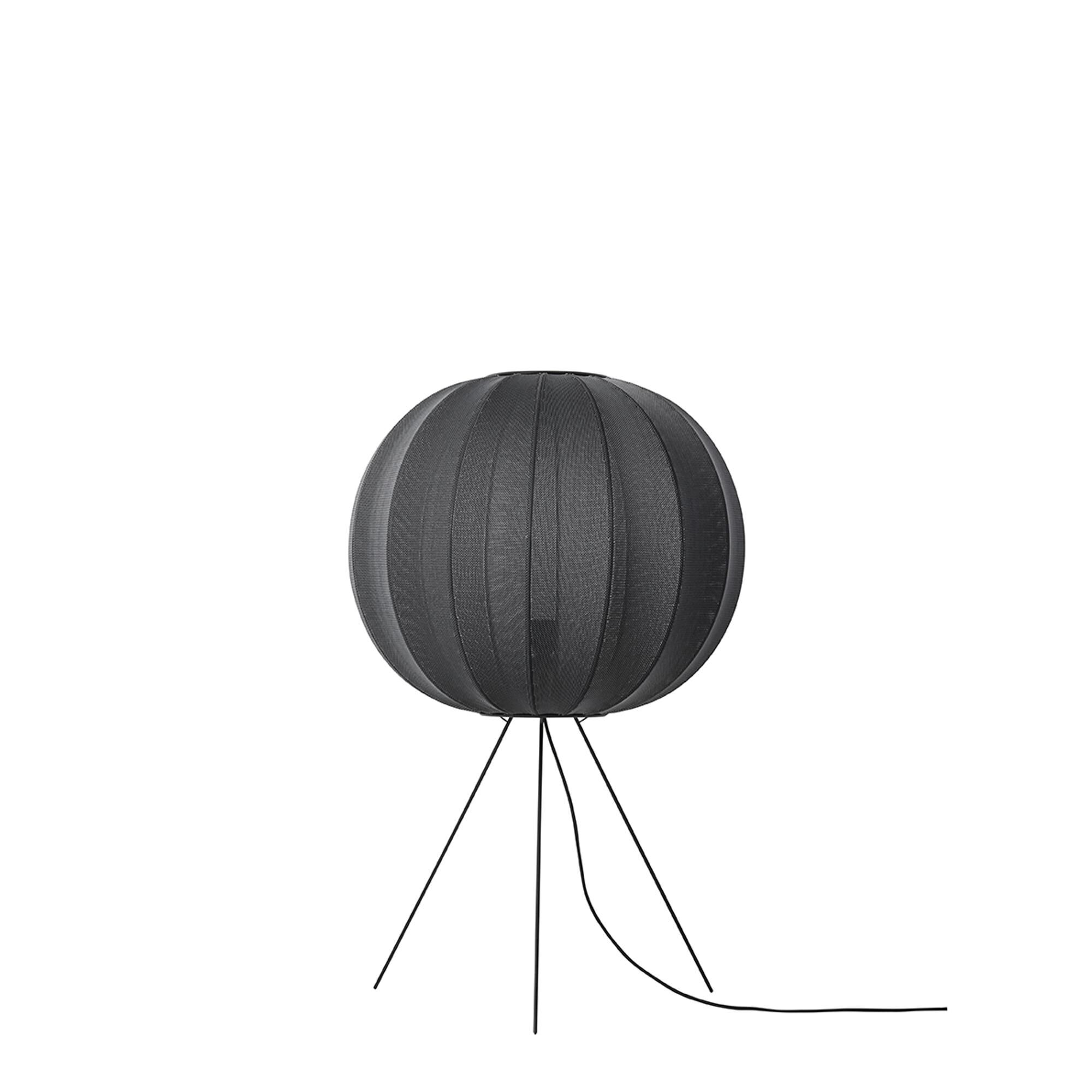 Knit-Wit Round Gulvlampe Ø60 Medium Black