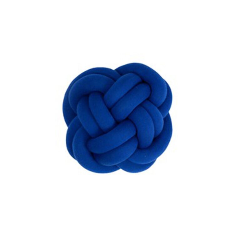 Knot Pude Blå