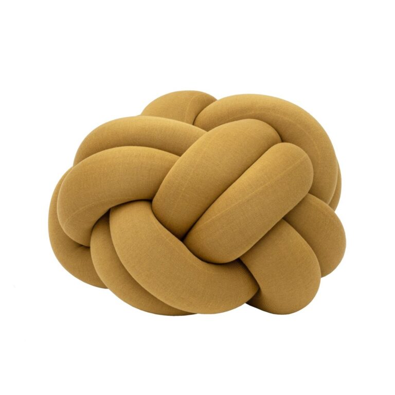 Knot Pude XL Gul