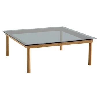 Kofi Sofabord 100x100 Eg/Gråt Glas