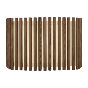 Komorebi Large Firkant Lampeskærm Dark Oak - Umage