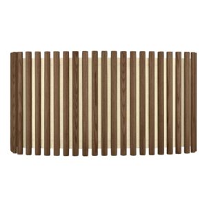 Komorebi Large Rektangulær Lampeskærm Dark Oak - Umage