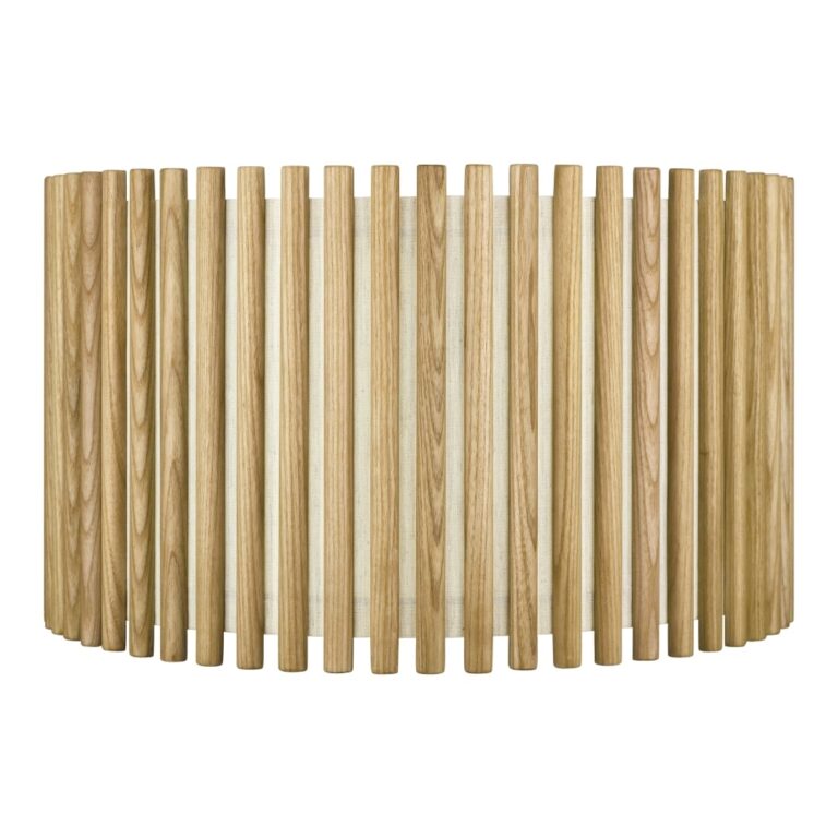 Komorebi Large Rund Lampeskærm Oak - Umage