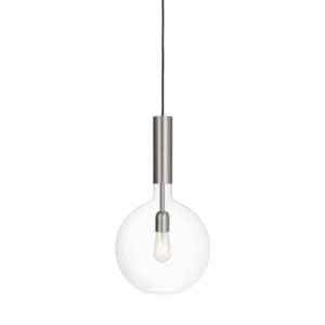 Konsthantverk Rosdala Lille Pendel - Klart Glas & Råjern