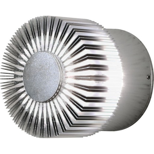 Konstsmide Monza udendørs væglampe, grå