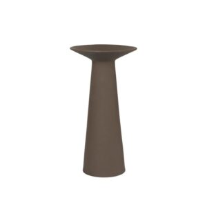 Kristina Dam Studio Collar Vase Stor Dark Brown Engobe
