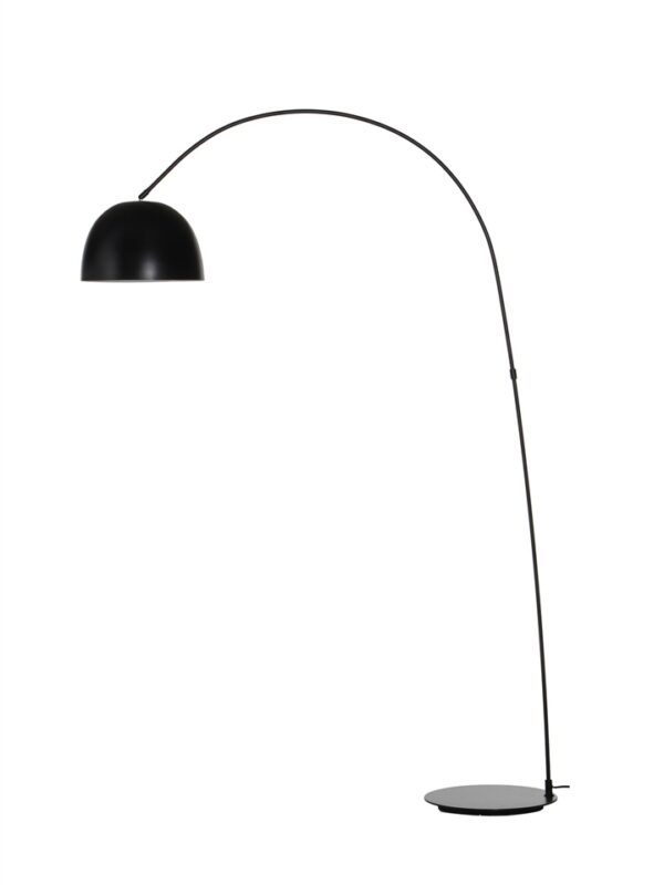 LUCCA gulvlampe (skærm), Sort / Mat