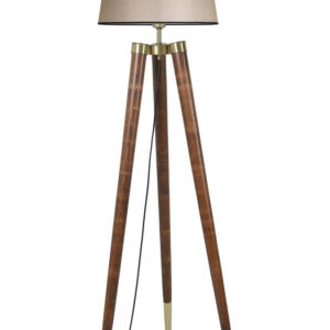 LUMI gulvlampe - beige stof