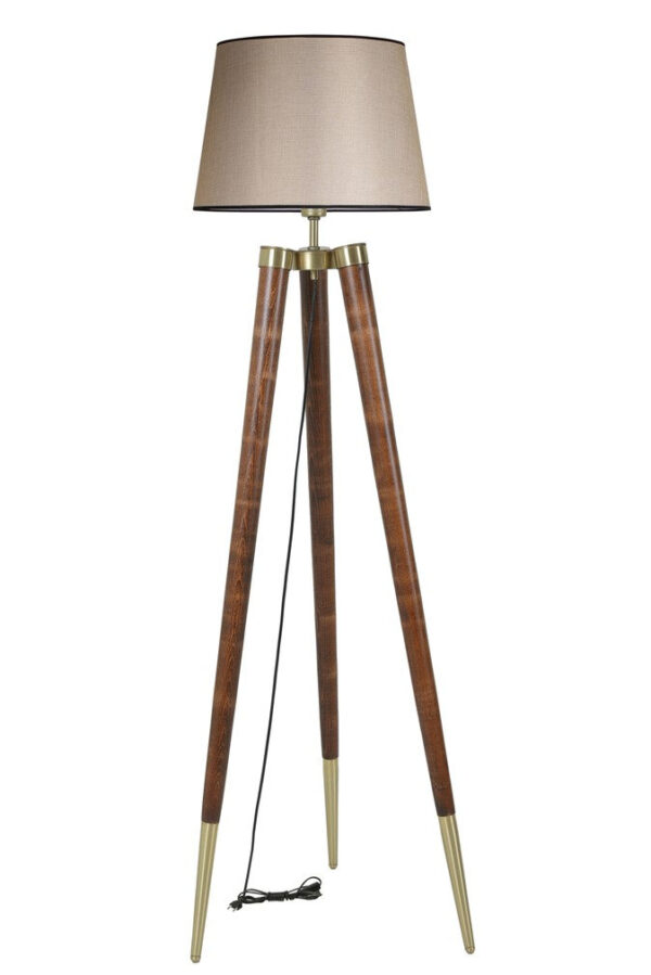 LUMI gulvlampe - beige stof