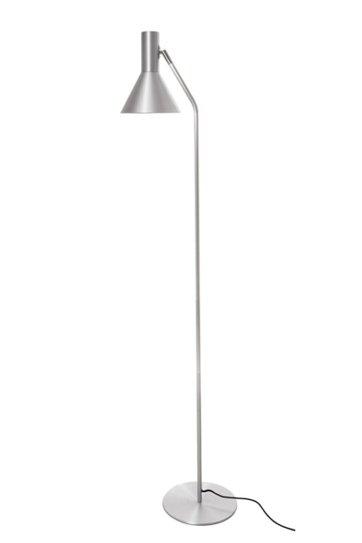 LYSS gulvlampe, børstet aluminium