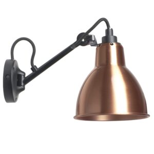 Lampe Gras N104 Væglampe Sort/Kobber – DCWéditions