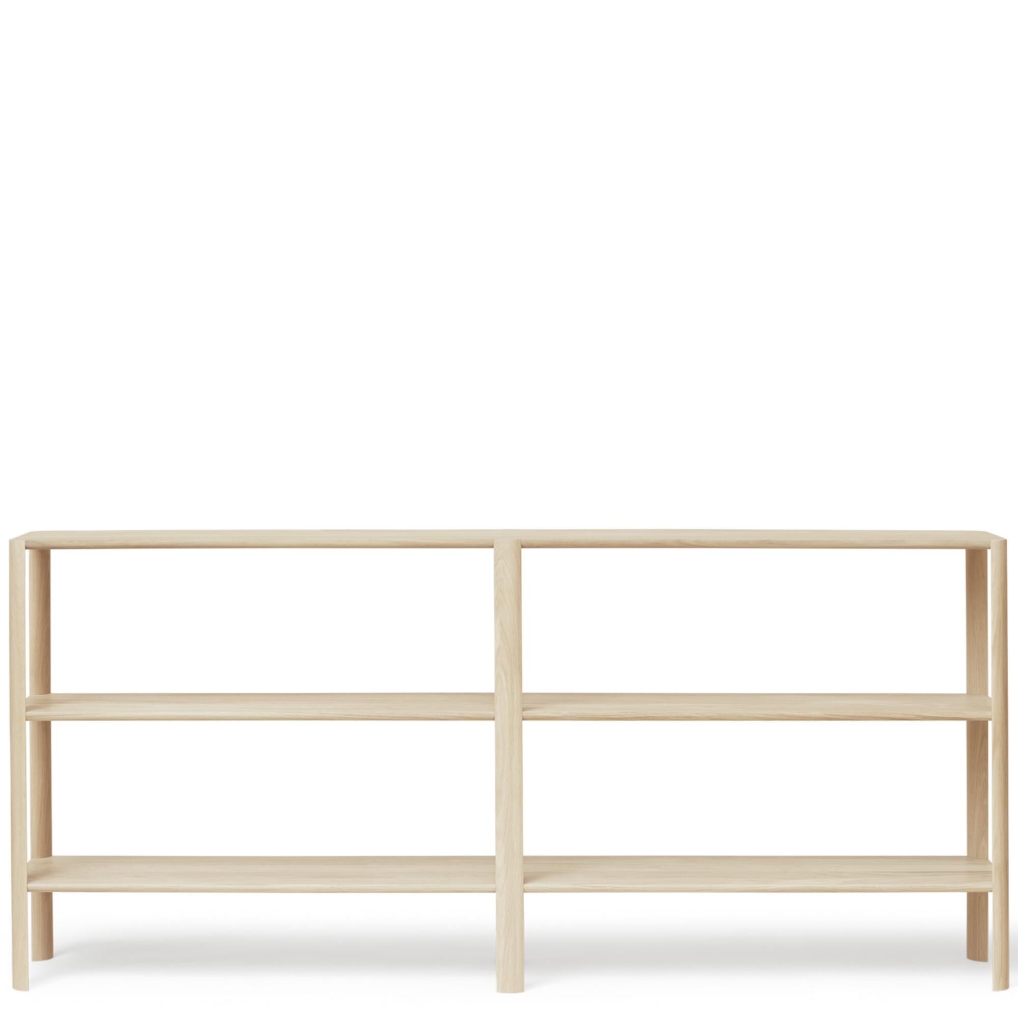 Leaf Reol 2x3 Hvidolieret Eg