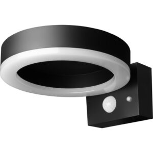 Ledvance Endura Style solcelle væglampe med sensor, sort