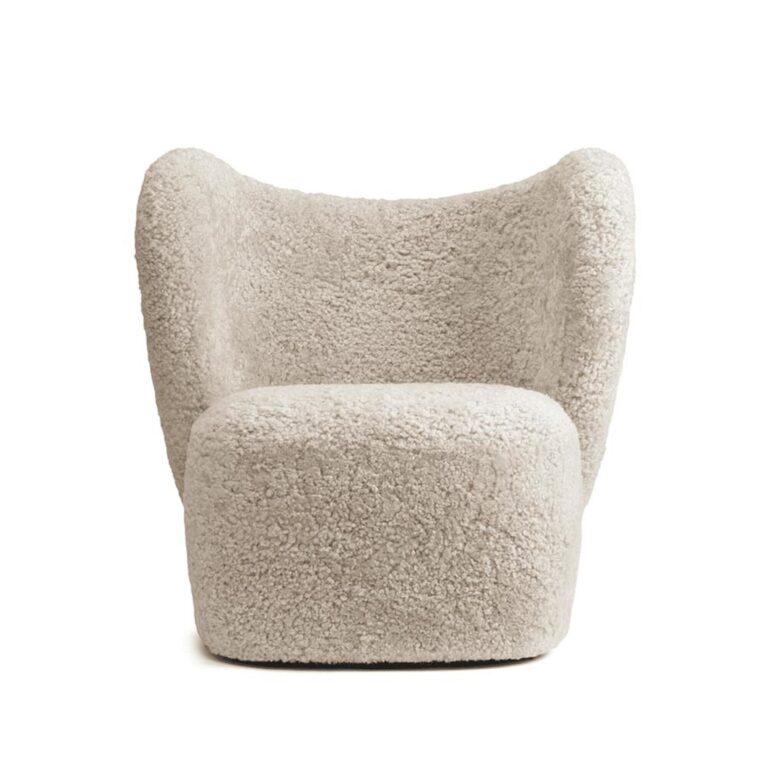 Little Big Lænestol Swivel Sheepskin Moonlight