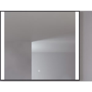 Loevschall Libra spejl med lys, 80x70 cm