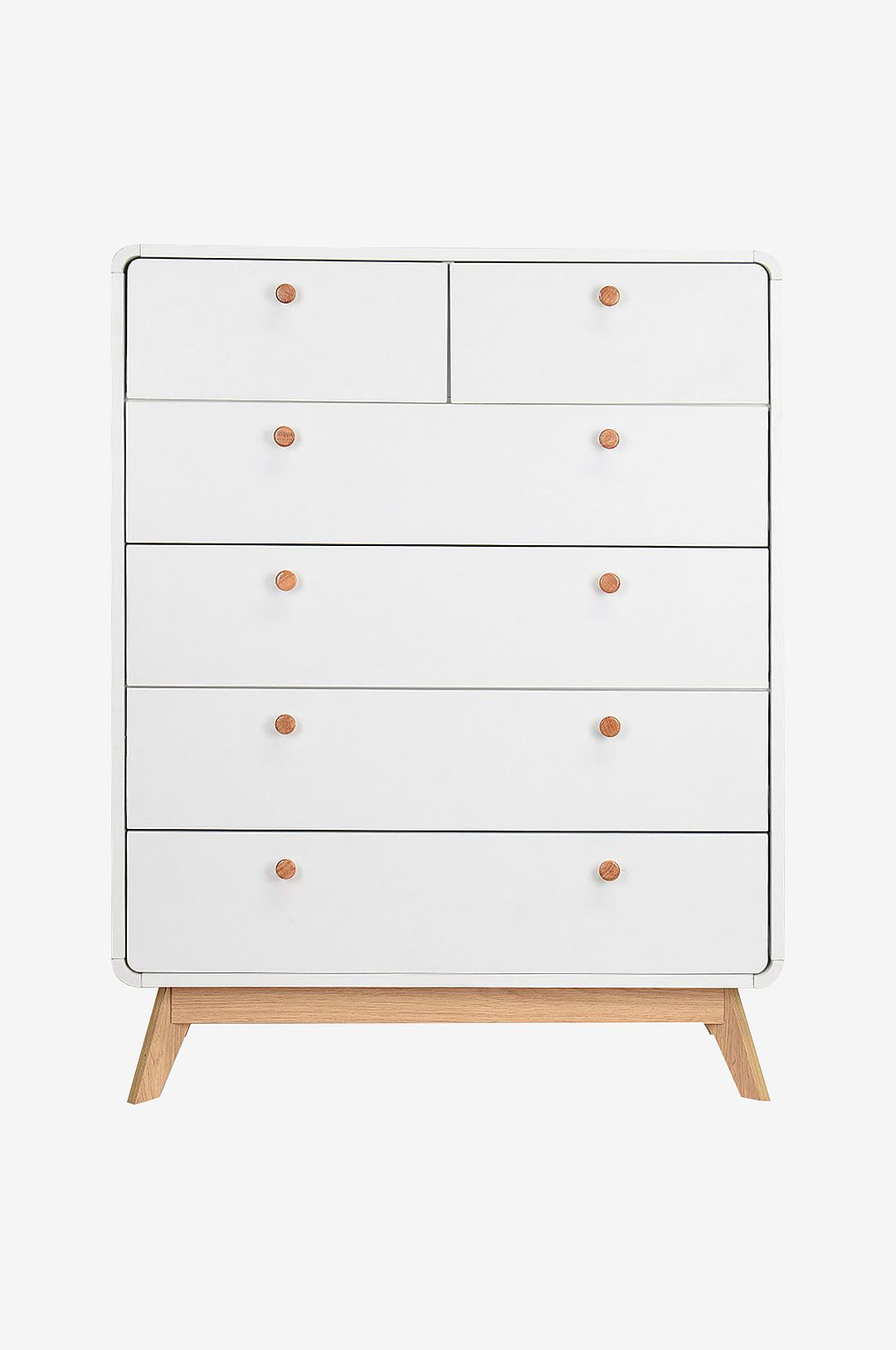 Loft24 - Kommode Cassie 4+2 skuffer - Hvid - Kommoder - - Homeroom