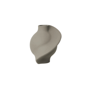 Louise Roe Ceramic Pirout 01 Vase Sanded Grey