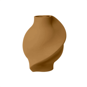 Louise Roe Ceramic Pirout 02 Vase Sanded Ocker