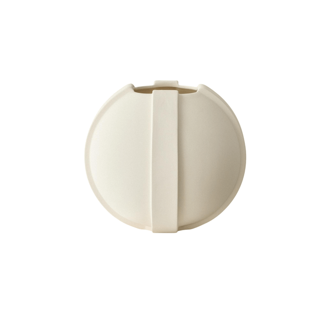 Louise Roe Vinci 01 Vase Raw White