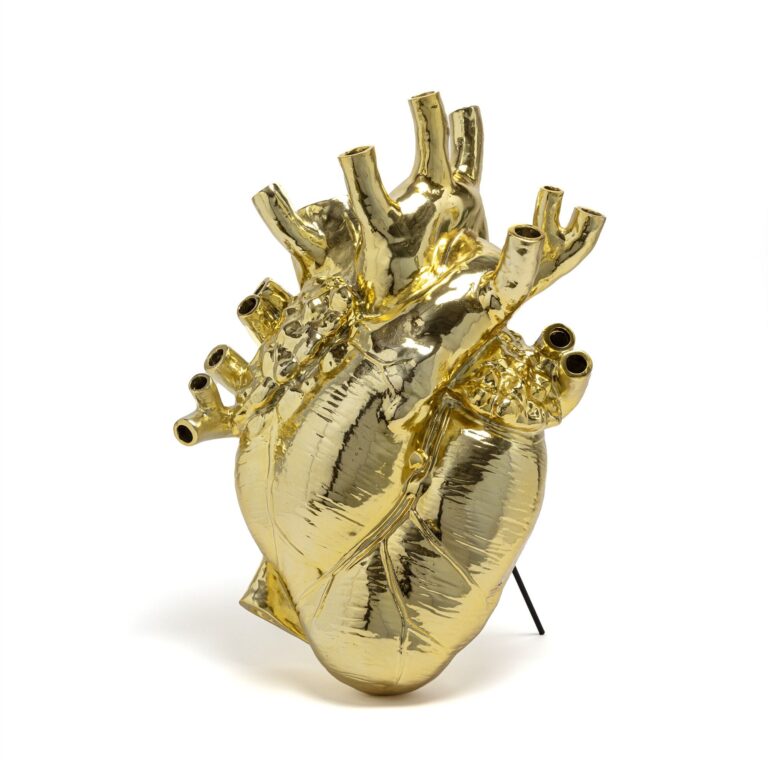 Love In Bloom Vase Stor Guld
