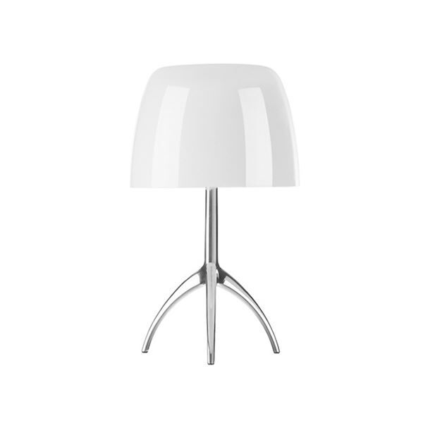 Lumiere Bordlampe Piccola Hvid Aluminium