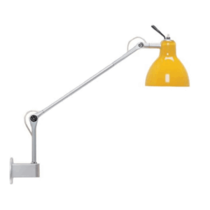 Luxy W1 Væglampe Mat Hvid/Blank Gul Skærm - Rotaliana