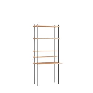 MOEBE S.200.1.D Reol System Eg/sort