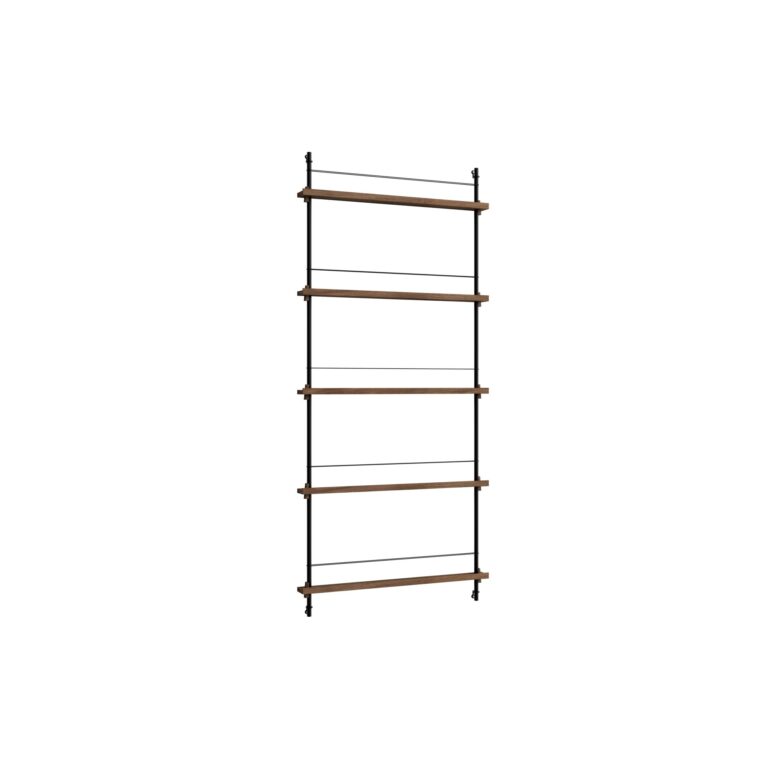 Magazine Shelving Reol Høj Røget Eg/Sort