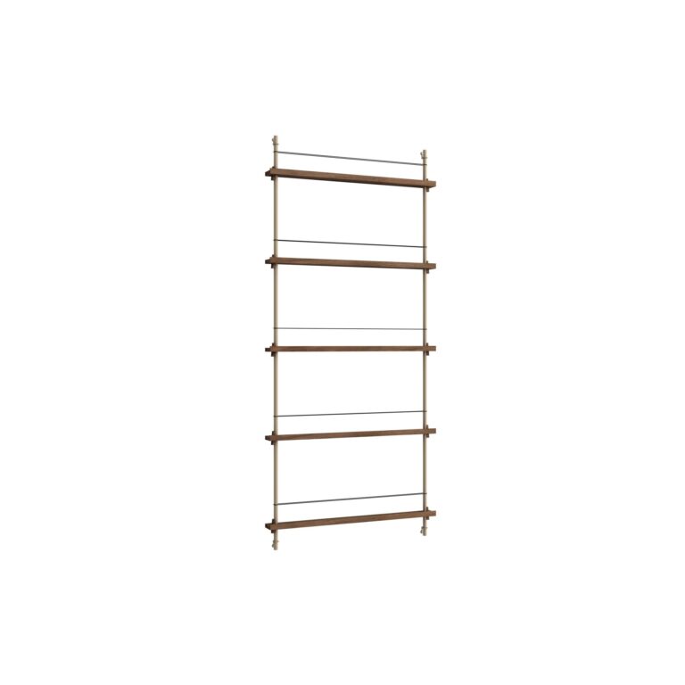 Magazine Shelving Reol Høj Røget Eg/Warm Grey