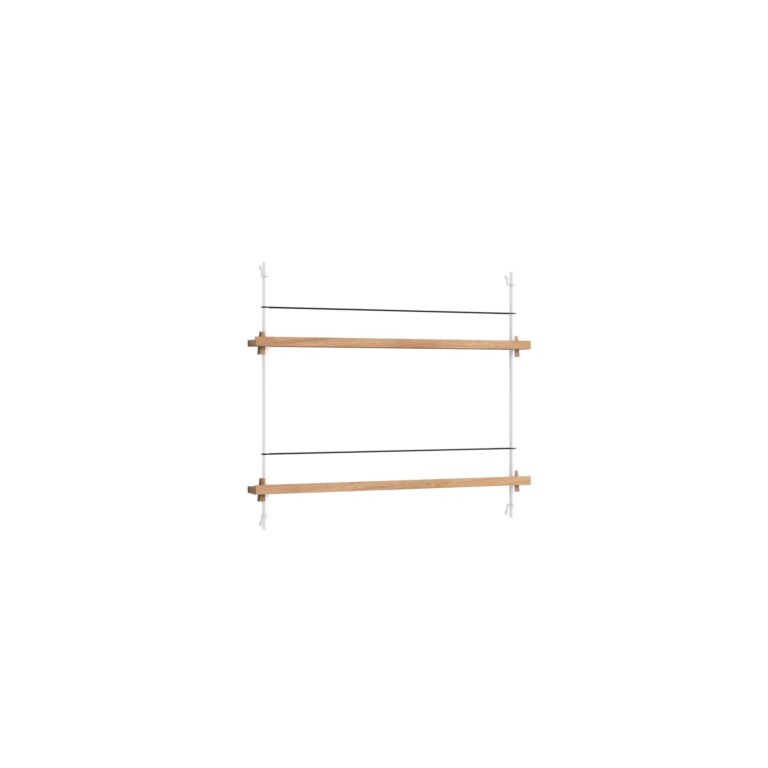 Magazine Shelving Reol Lille Eg/Hvid