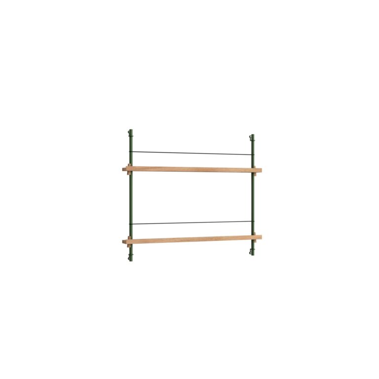 Magazine Shelving Reol Lille Eg/Pine Green