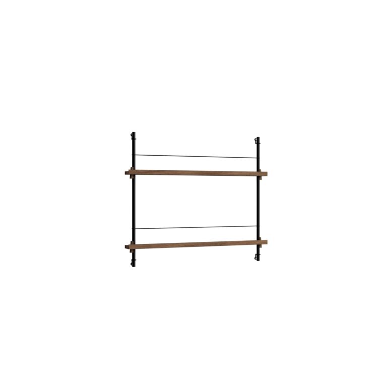 Magazine Shelving Reol Lille Røget Eg/Sort