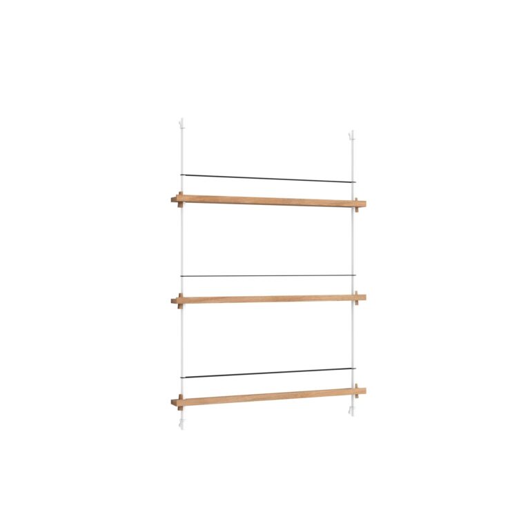 Magazine Shelving Reol Medium Eg/Hvid