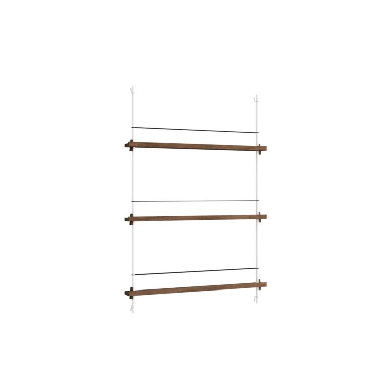 Magazine Shelving Reol Medium Røget Eg/Hvid