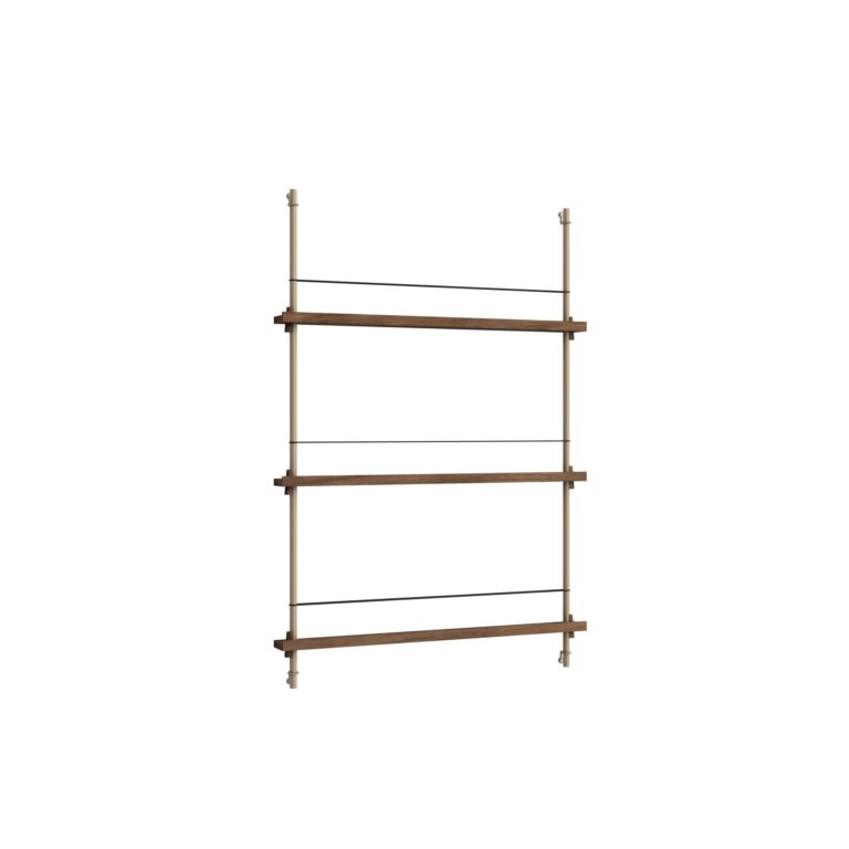 Magazine Shelving Reol Medium Røget Eg/Warm Grey