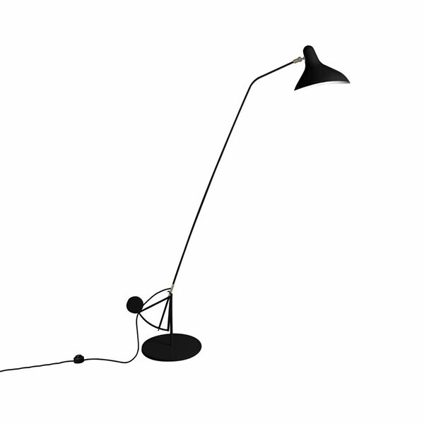 Mantis BS1 B Sort Gulvlampe Rundfod