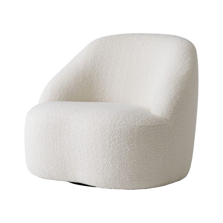 Margas LC2 Lænestol med Swivel Base Karakorum 001/Sort