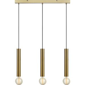 Markslöjd Sencillo langbordspendel, messing, 3 pærer