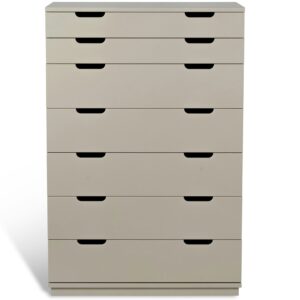 Mavis Aoko Kommode Med Skuffe Beige - Kommoder Mdf Hvid - 1474BH