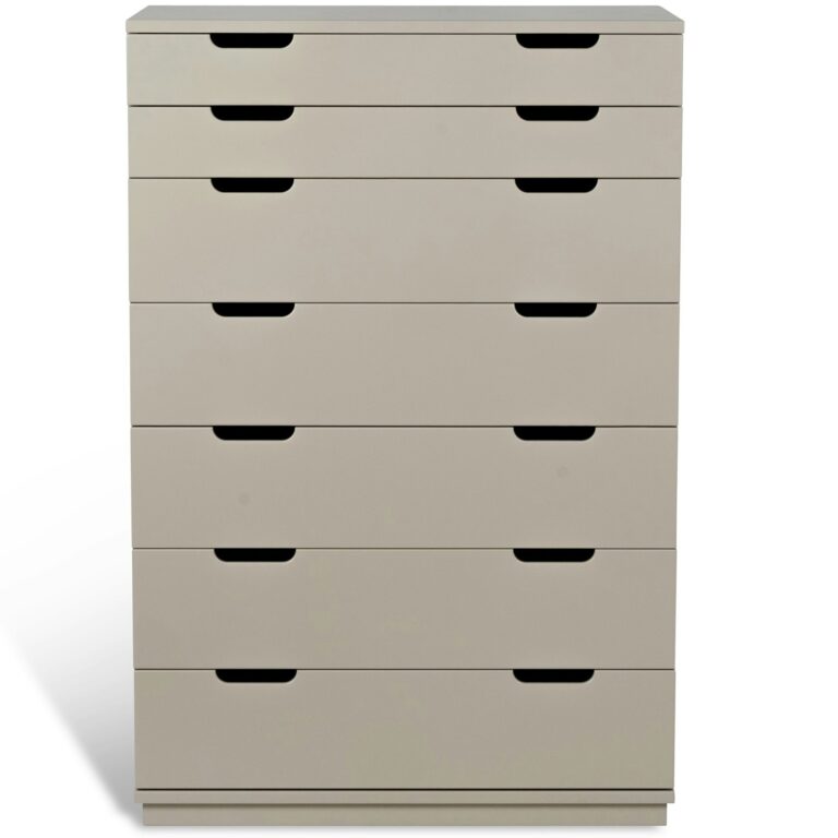 Mavis Aoko Kommode Med Skuffe Beige - Kommoder Mdf Hvid - 1474BH