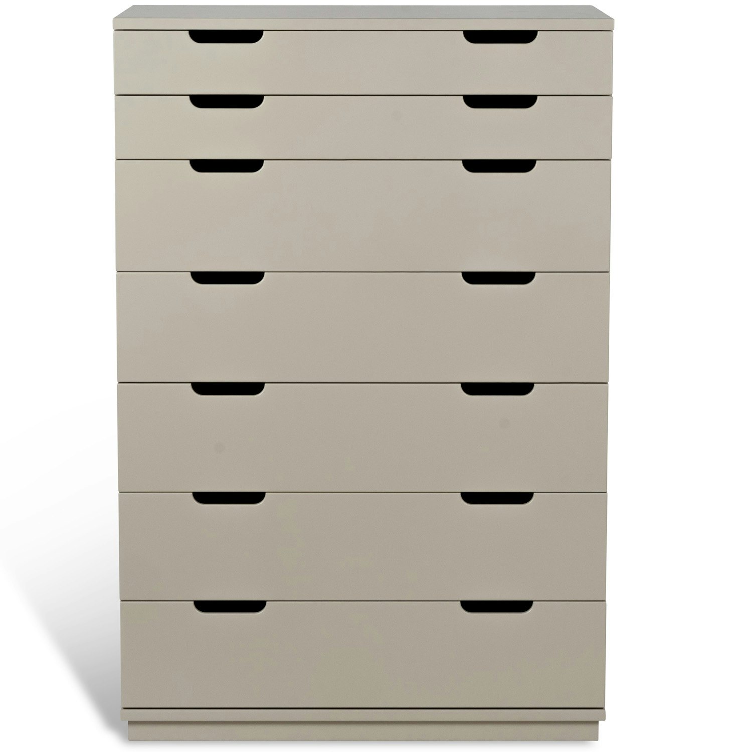 Mavis Aoko Kommode Med Skuffe Beige - Kommoder Mdf Hvid - 1474BH