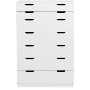 Mavis Aoko Kommode Med Skuffe - Kommoder Mdf Hvid - 14743H